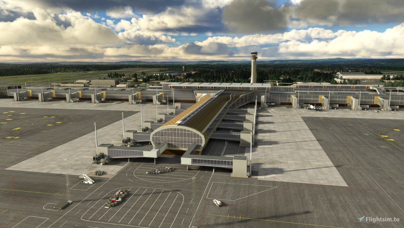 Flightsim.to - Freeware Oslo Gardermoen Airport ENGM updated to version 1.5