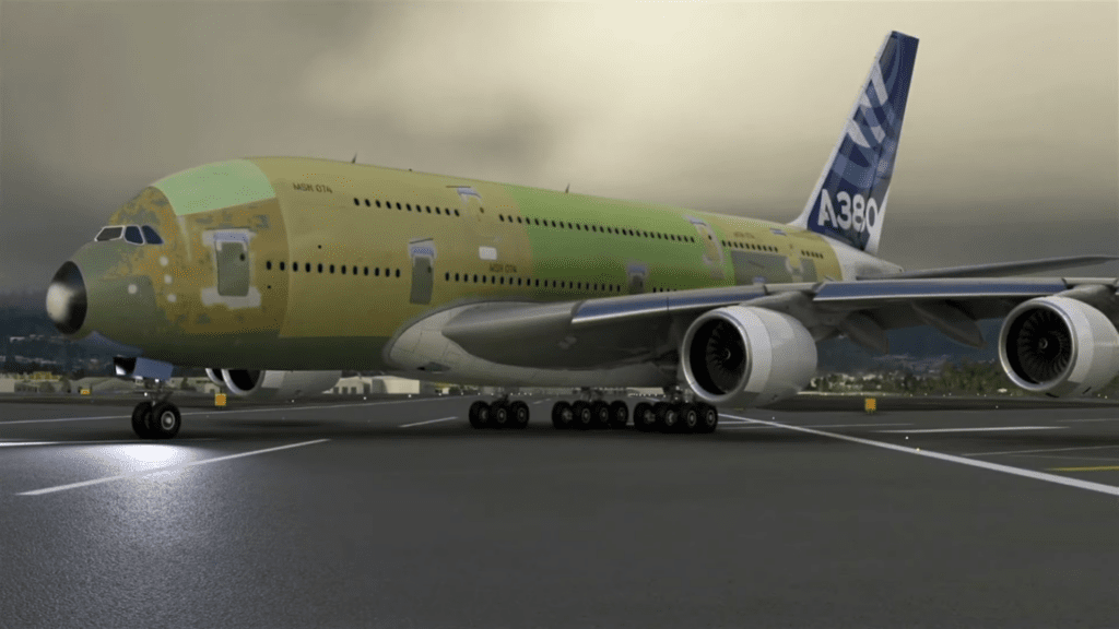 Nieuwe FlyByWire A380X voor MSFS In-Game beelden