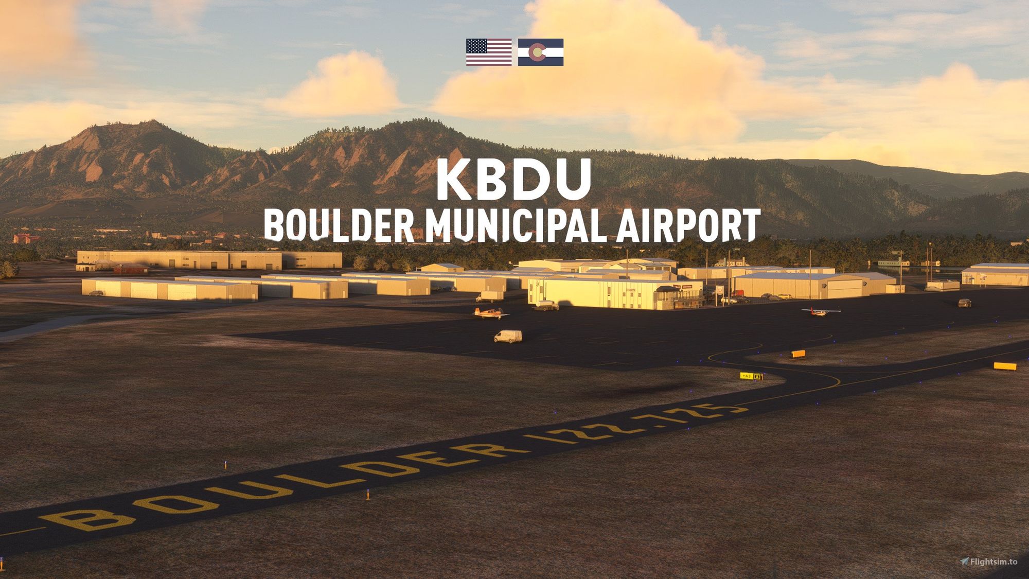 KBDU - Boulder Municipal Airport Freeware Vrijgegeven