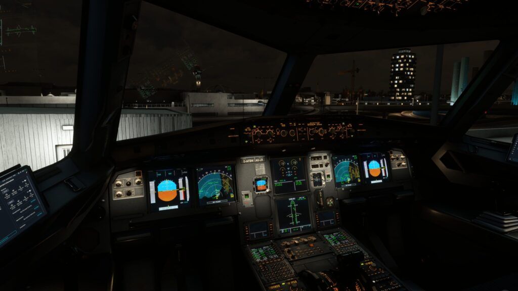 FlyByWire presenteert nieuwe realistische verlichting voor de A32NX