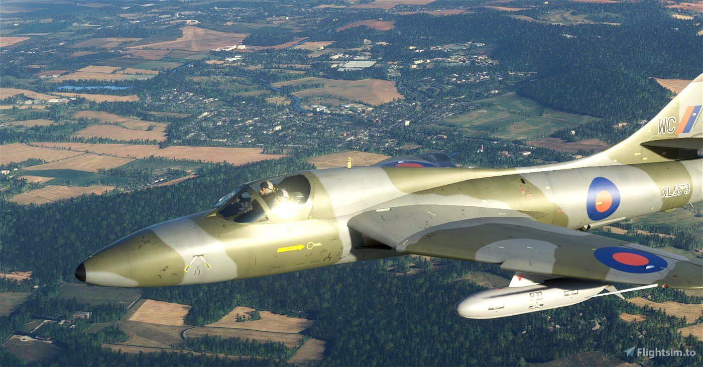 Rilasciato il freeware sugli Hawker Hunter Twin Seaters