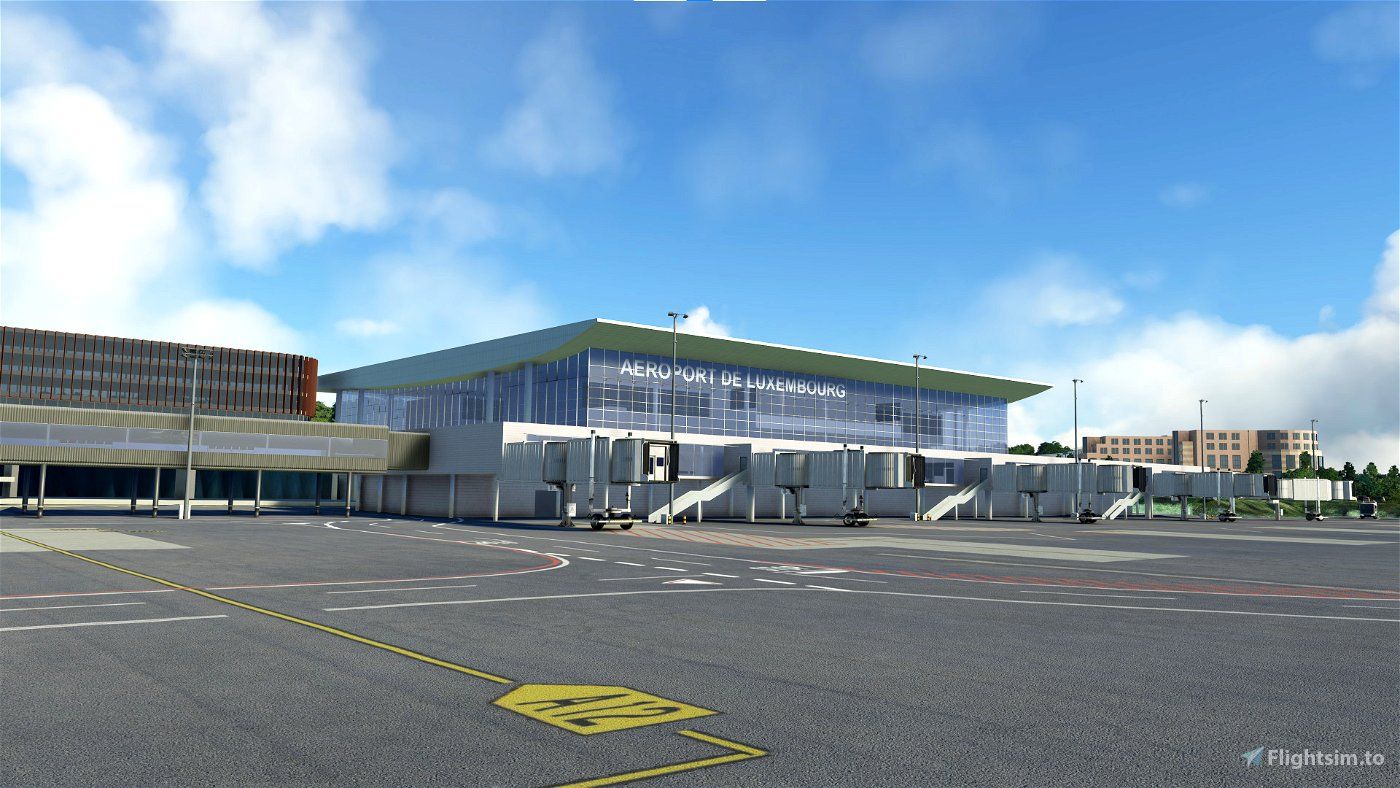 Freeware Luxemburg Flughafen (ELLX) Aktualisiert