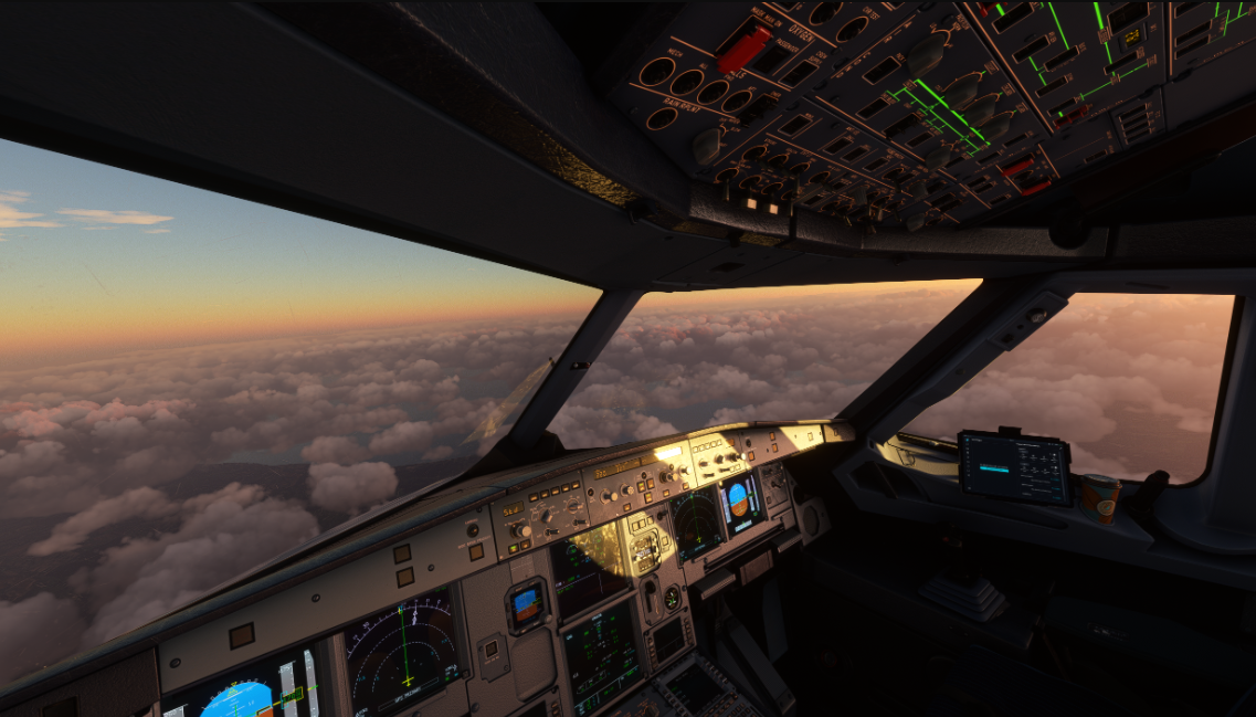 FlyByWire brengt updates uit voor A32NX Virtual Cockpit