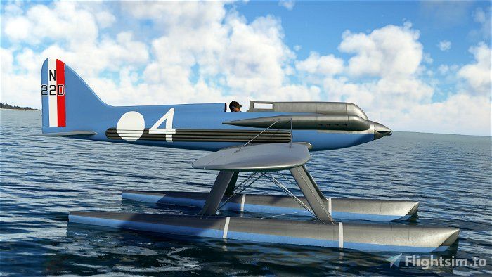 Die Supermarine S.5 für Microsoft Flight Simulator