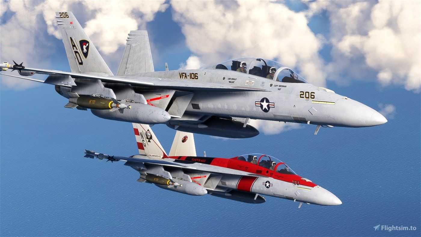 Freeware Boeing F/A-18F Super Hornet uitgebracht
