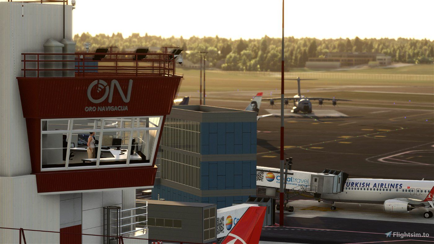 M'M Simulations veröffentlicht den internationalen Flughafen Vilnius