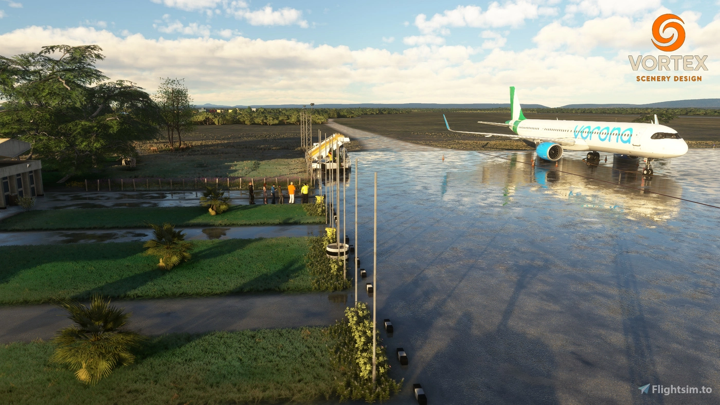 Vortex Scenery Releases Freeware Mfuwe Airport