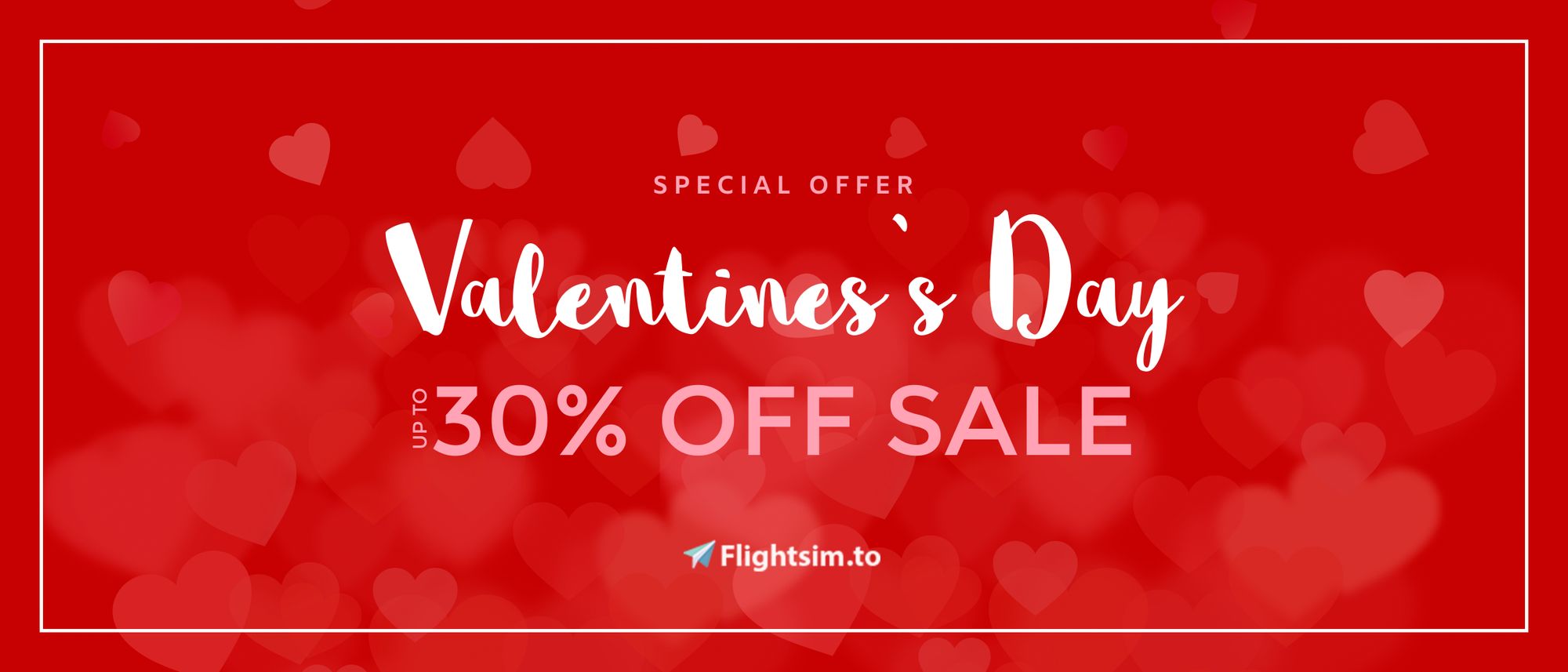 Valentine's Weekend Sale - Save up to 30%!