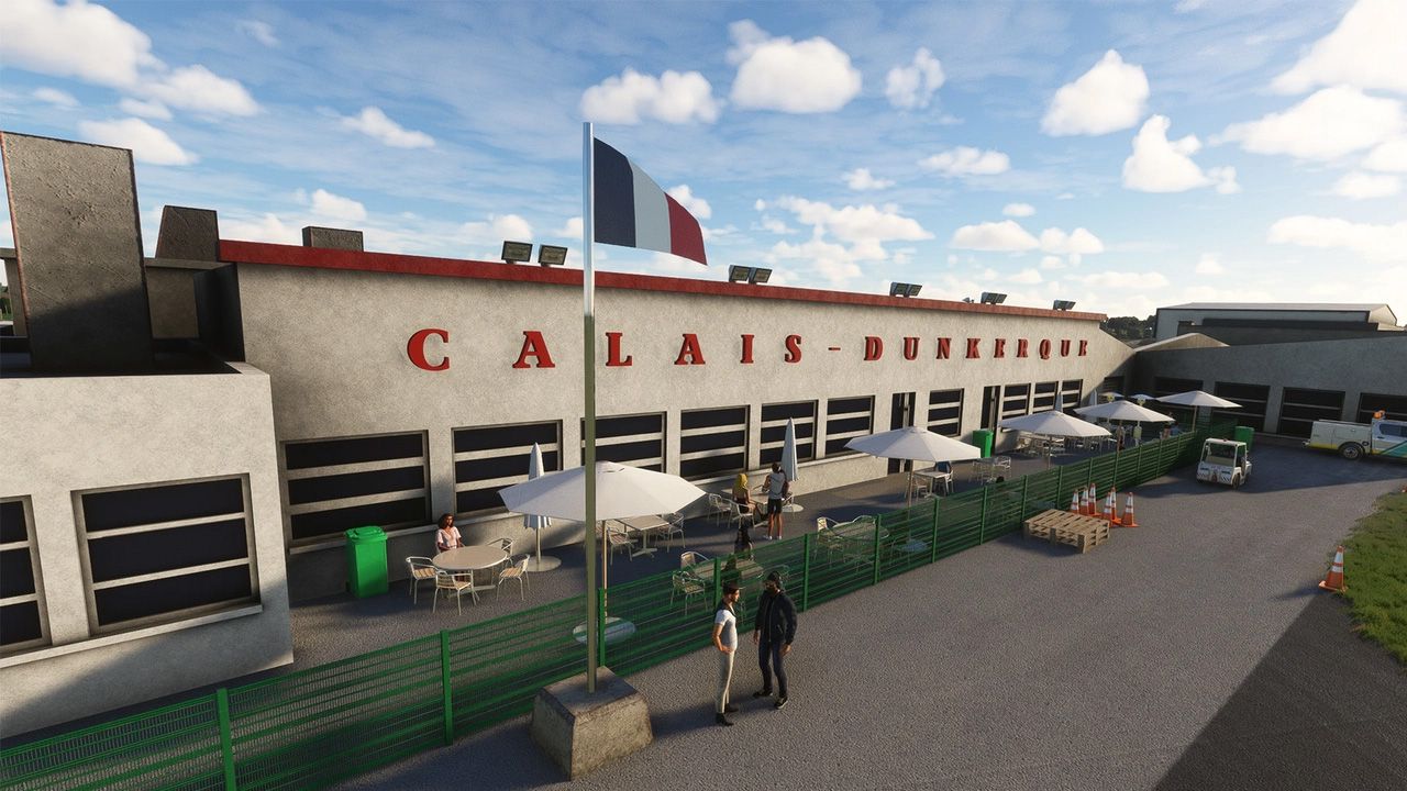 AG Sim Releases Calais Dunkerque Airport