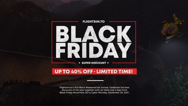 Flightsim.to Black Weekend Sales are now live