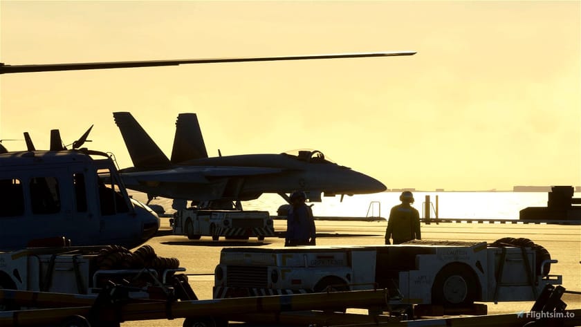 Freeware: Jayshrike brings Moving Aircraft Carrier to Flight Simulator