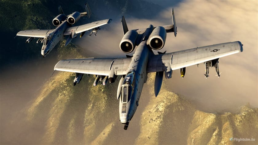 IRIS A-10 Thunderbolt II Now Available on Flightsim.to