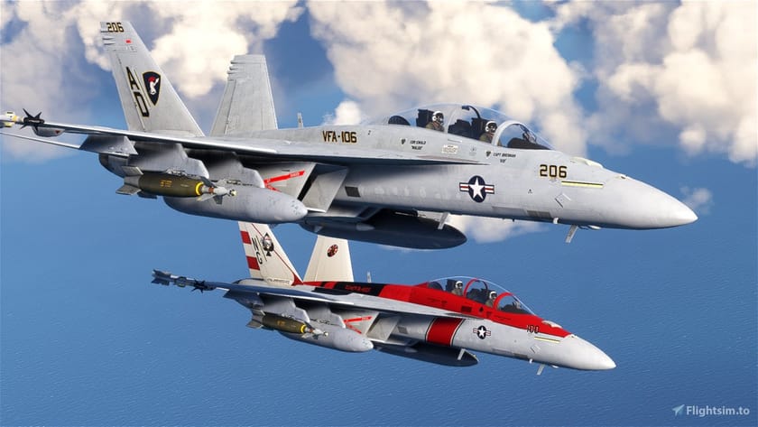 Freeware Boeing F/A-18F Super Hornet Released