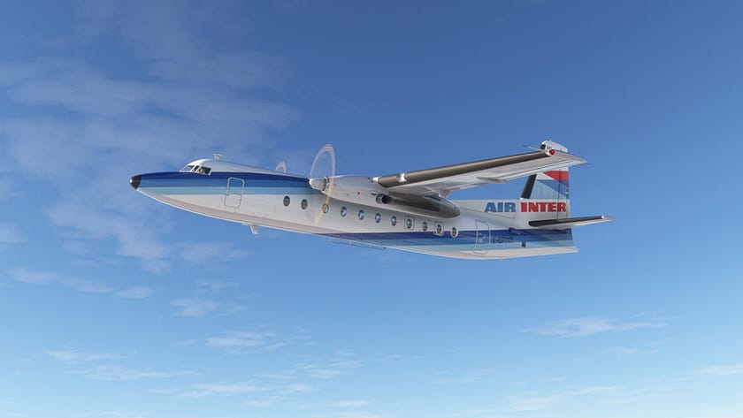 Fokker F27-MK 500 Freeware Released for Microsoft Flight Simulator 2020