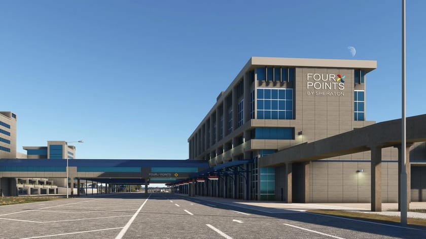A Detailed Recreation for Huntsville International Airport